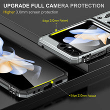Load image into Gallery viewer, Samsung Z Flip 5 Case Metal Ring Car Magnetic Bracket Protective Case - mycasety2023 Mycasety

