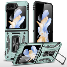Load image into Gallery viewer, Samsung Z Flip 5 Case Metal Ring Car Magnetic Bracket Protective Case - mycasety2023 Mycasety
