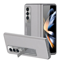 Load image into Gallery viewer, Magnetic Holder Protective Leather Phone Case With Front Protection Film For Samsung Galaxy Z Fold5 Fold4 Fold3

