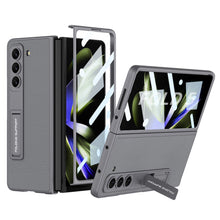 Load image into Gallery viewer, Leather Samsung Galaxy Z Fold5 Case With Film Kickstand - mycasety2023 Mycasety
