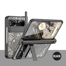 Load image into Gallery viewer, Electroplating Google Pixel Fold Case All Inclusive Double Pen Tray Hinge with Screen Protector and Free stylus - mycasety2023 Mycasety
