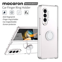 Load image into Gallery viewer, Anti-fall Protective Phone Case With Car Magnetizable Ring Holder And Film For Samsung Galaxy Z Fold5 Fold4 Fold3 - mycasety2023 Mycasety
