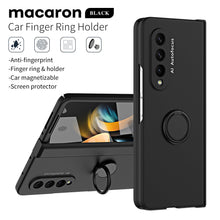 Load image into Gallery viewer, Anti-fall Protective Phone Case With Car Magnetizable Ring Holder And Film For Samsung Galaxy Z Fold5 Fold4 Fold3 - mycasety2023 Mycasety
