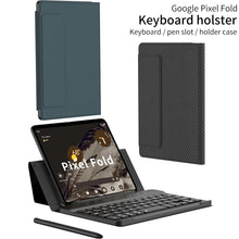 Load image into Gallery viewer, Google Pixel Fold Keyboard Holster Case WIth Pen Slot Stylus - mycasety2023 Mycasety

