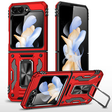 Load image into Gallery viewer, Samsung Z Flip 5 Case Metal Ring Car Magnetic Bracket Protective Case - mycasety2023 Mycasety
