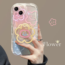 Load image into Gallery viewer, Ins Hot Smiling Face Flower Holder iPhone Case - mycasety2023 Mycasety
