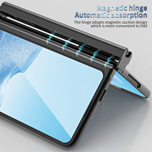 Load image into Gallery viewer, Slim Anodized Google Pixel Fold Case with Hinge Protective Screen Protector Pen Slot and Stylus - mycasety2023 Mycasety
