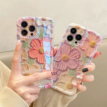 Load image into Gallery viewer, Ins Hot Colorful Oil Painting Flower iPhone Case - mycasety2023 Mycasety
