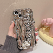 Load image into Gallery viewer, Electroplating Water Ripple Wristband iPhone Case - mycasety2023 Mycasety
