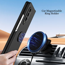 Load image into Gallery viewer, Anti-fall Protective Phone Case With Car Magnetizable Ring Holder And Film For Samsung Galaxy Z Fold5 Fold4 Fold3 - mycasety2023 Mycasety
