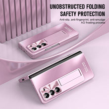 Load image into Gallery viewer, Plating Galaxy Z Fold5 Case with Front Screen Protector &amp; Hidden Stand - mycasety2023 Mycasety
