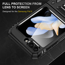 Load image into Gallery viewer, Samsung Z Flip 5 Case Metal Ring Car Magnetic Bracket Protective Case - mycasety2023 Mycasety
