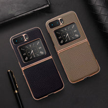 Load image into Gallery viewer, Motorola razr 2023 mobile phone case folding leather case Moto razr 40ultra business case - mycasety2023 Mycasety
