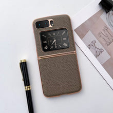 Load image into Gallery viewer, Motorola razr 2023 mobile phone case folding leather case Moto razr 40ultra business case - mycasety2023 Mycasety
