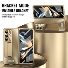 Load image into Gallery viewer, Ultra-thin Electroplated Galaxy Z Fold5 Case with Front Screen Protector Pen Slot Free Stylus &amp; Kick-stand - mycasety2023 Mycasety
