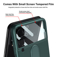 Load image into Gallery viewer, Original Back Screen Glass Matte Hard Cover With Finger-Ring For Samsung Z Flip3 Flip4 5G
