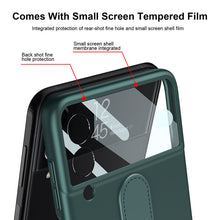Load image into Gallery viewer, Original Back Screen Glass Matte Hard Cover With Finger-Ring For Samsung Z Flip4 Flip3 5G
