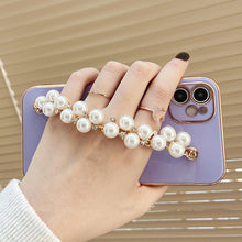 Load image into Gallery viewer, 2021 Luxury Pearl Bracelet Plating Case For iPhone 12 Pro Max 11 XS XR 7 8 Plus
