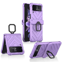 Load image into Gallery viewer, Magnetic Armor Ring Holder Case For Samsung Galaxy Z Flip3 5G
