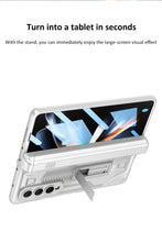 Load image into Gallery viewer, Shockproof Armor Cover For Samsung Galaxy Z Fold4 5G Case With Magnetic Hinge Slide Pen Slot &amp; Film
