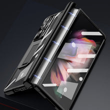 Load image into Gallery viewer, Luxury Transparent Plating Cover Magnetic Hinge Phone Case For Samsung Galaxy Z Fold3 Fold4 5G
