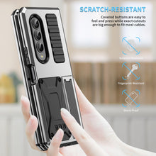 Load image into Gallery viewer, Samsung Galaxy Z Fold4 5G Case Aluminum Alloy Metal Heavy Duty Protection Stand Back Cover for Samsung Z Fold4 Capa

