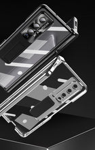 Load image into Gallery viewer, Luxury Transparent Plating Cover Magnetic Hinge Phone Case For Samsung Galaxy Z Fold3 Fold4 5G
