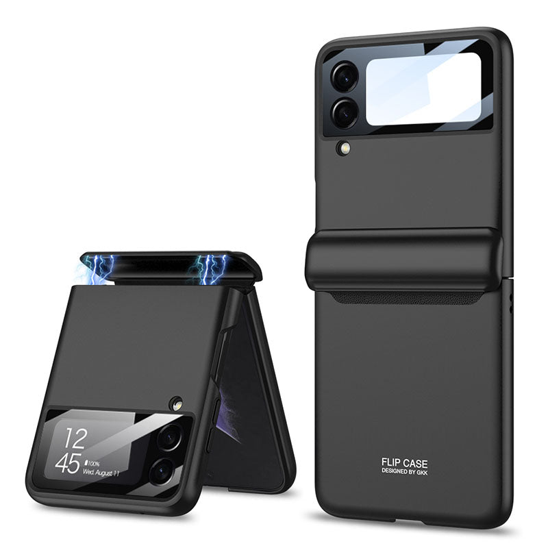 무료 배송 |  Samsung Galaxy Z Flip 3 5G용 마그네틱 올인클루드 충격 방지 플라스틱 하드 커버