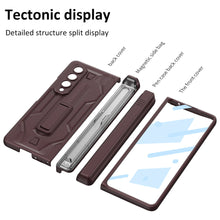 Load image into Gallery viewer, Shockproof Armor Cover For Samsung Galaxy Z Fold4 5G Case With Magnetic Hinge Slide Pen Slot &amp; Film
