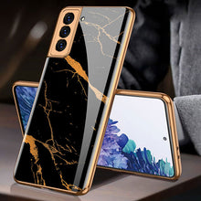Load image into Gallery viewer, Luxury Marble Pattern Camera All-inclusive Electroplating Process Case For Samsung S23 S22 S21 Ultra Plus
