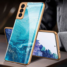 Load image into Gallery viewer, Luxury Marble Pattern Camera All-inclusive Electroplating Process Case For Samsung S23 S22 S21 Ultra Plus

