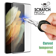 Load image into Gallery viewer, 2022 Tempered Full Curved Protective Glass For Samsung Galaxy S22 S21 Ultra Plus
