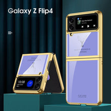 Load image into Gallery viewer, Luxury Electroplated Samsung Galaxy Z Flip4 Case WIth Deer Pattern
