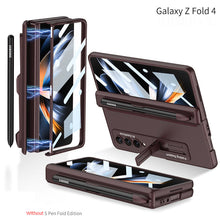 Load image into Gallery viewer, Magnetic Hinge Ultra-Thin Samsung Galaxy Z Fold4 5G Case With Film &amp; Folding Support and S Pen Slot
