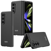 Load image into Gallery viewer, Electroplated Slim Samsung Galaxy Z Fold 5 Case with Front Screen Tempered Glass Protector - mycasety2023 Mycasety

