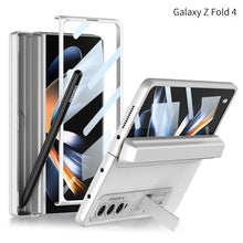 Load image into Gallery viewer, Full Protect Magnetic Hinge Case For Galaxy Z Fold4 5G With Made-in S Pen Slot &amp; Tempered Film Stand
