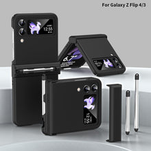Load image into Gallery viewer, Macaron Hinged All-Inclusive Drop-Proof Cover with Stylus for Samsung Galaxy Z Flip4 5G 
