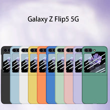 Load image into Gallery viewer, Samsung Galaxy Z Flip5 Case with Front Tempered Glass Film(Pre-sell) - mycasety2023 Mycasety
