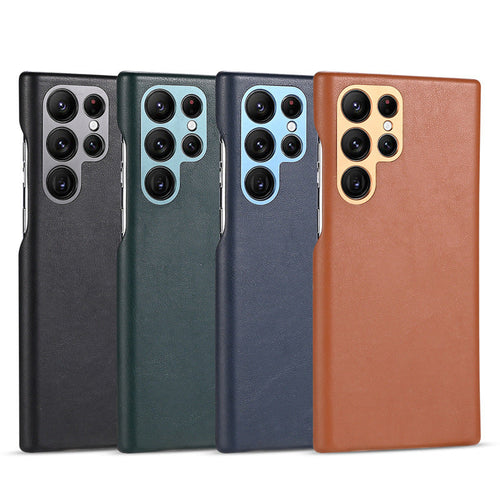 Custom Name Leather Case For Samsung Galaxy S23 S23+ S23Ultra S22 S22+ S22Ultra - mycasety2023 Mycasety