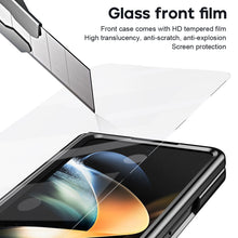 Load image into Gallery viewer, Jazz Retro Style Anyi-fall Protective Leather Phone Case For Samsung Galaxy Fold5 Fold4 With Front Protection Film And Stylus
