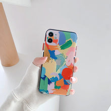 Load image into Gallery viewer, Colorful Clear Graffiti Soft Phone Cases for iPhone 12 11 Pro Max X XS XR 7 8 Plus - VooChoice
