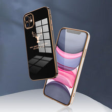 Load image into Gallery viewer, 2021 Luxury Deer Pattern Camera All-inclusive Electroplating Process Case For iPhone
