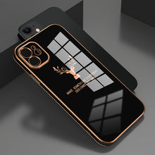 Load image into Gallery viewer, 【Fash⚡Sale】2021 Deer Pattern Camera All-inclusive Electroplating Process iPhone Case
