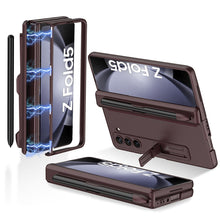 Load image into Gallery viewer, Magnetic Hinge S Pen Slot Ultra-Thin Phone Case For Samsung Galaxy Z Fold 5/4/3 5G - mycasety2023 Mycasety
