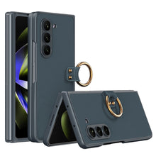 Load image into Gallery viewer, All-inclusive Ring Holder Protective Leather Cover For Samsung Galaxy Z Fold 5/4/3 5G - mycasety2023 Mycasety
