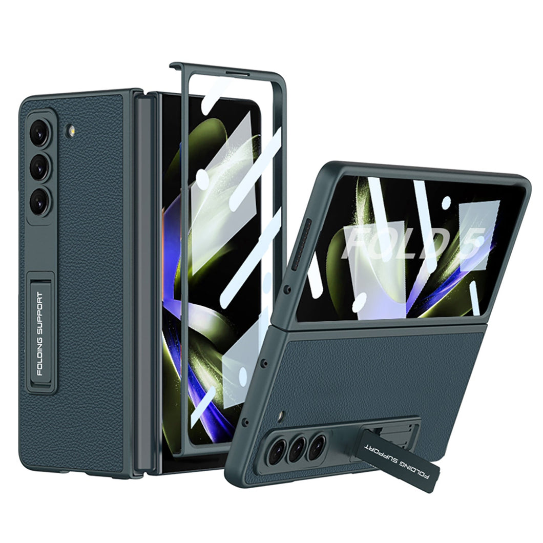 Luxury All-inclusive invisible Bracket Phone Case With Back Screen Protector For Samsung Galaxy Z Fold 5/4/3 5G - mycasety2023 Mycasety