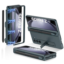 Load image into Gallery viewer, Magnetic Hinge S Pen Slot Ultra-Thin Phone Case For Samsung Galaxy Z Fold 5/4/3 5G - mycasety2023 Mycasety
