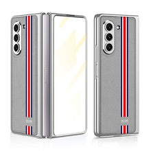 Load image into Gallery viewer, Luxury Leather Plating Phone Case With Back Screen Protector For Samsung Galaxy Z Fold 5/4/3 5G - mycasety2023 Mycasety
