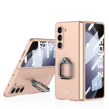 Load image into Gallery viewer, Luxury All-inclusive Ring Holder Phone Case With Back Screen Protector For Samsung Galaxy Z Fold 5/4/3 5G - mycasety2023 Mycasety
