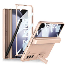 Load image into Gallery viewer, Magnetic Hinge Pen Box Protective Phone Case With Back Screen Glass For Samsung Galaxy Z Fold 5/4/3 5G - mycasety2023 Mycasety

